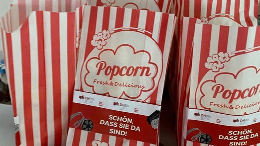 Popcorn beim Kinoabend