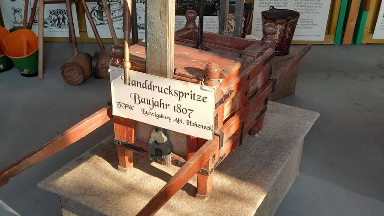 Detail-Ansicht eines Ausstellungs-Gegenstands