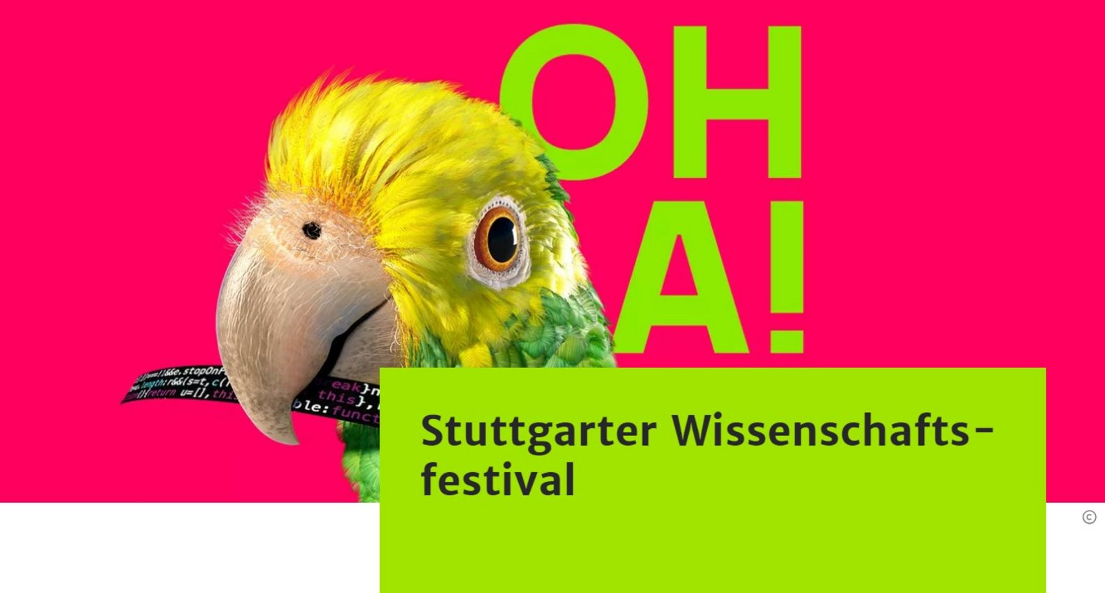 Stuttgarter Wissenschaftsfestival Key Visual